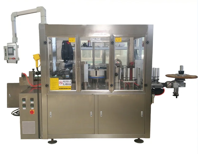 
Shanghai professional manufacturer produce hot melt glue labeling machine wrap around round application 