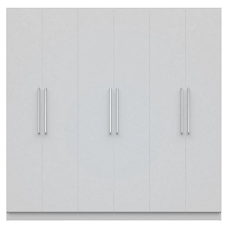 91 in. Wide Bedroom wooden wardrobe design pictures closet for sale  6 door wardrobe with many spaces godrej almirah for women