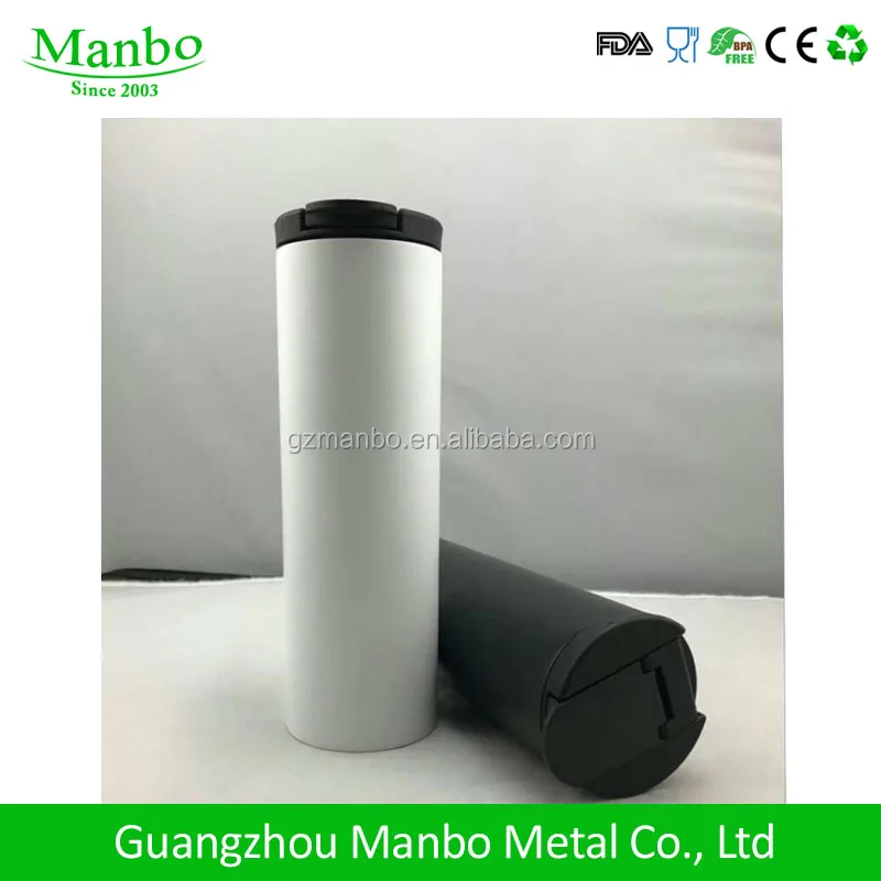 Eco Friendly Feature 16oz Food Grade Stainless Steel Vacuum Coffee Thermo Cup Warmer