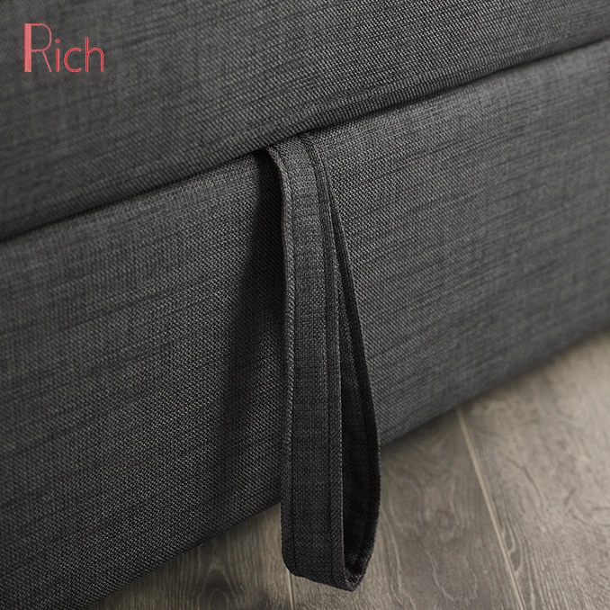 L Shaped Corner Fabric modern divan 3 seater sofa bed furniture living room Sofa cum Bed corner sofa bed modern with storage