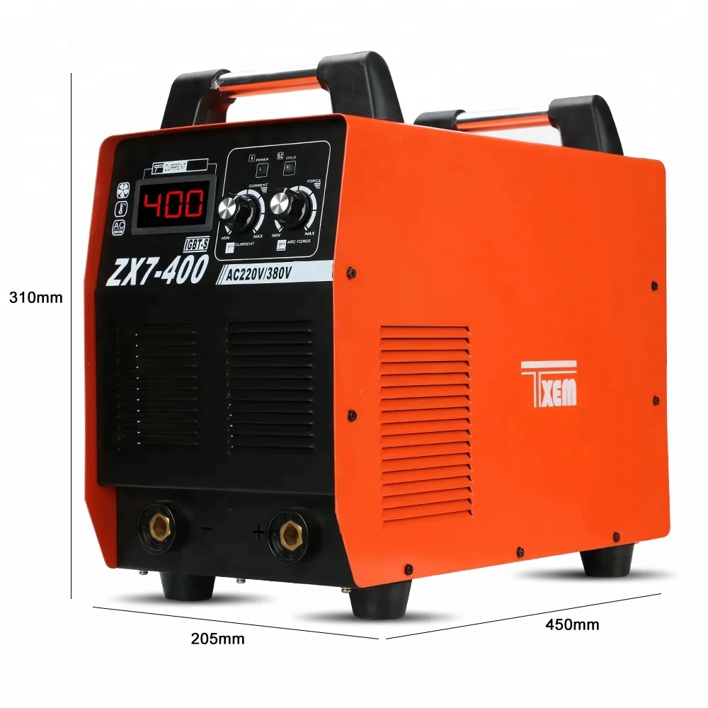 inverter igbt arc zx7 400 welder dc mma welding machine