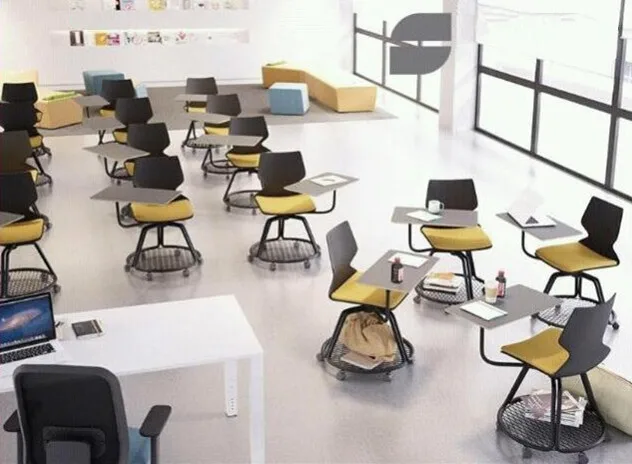 ANSI/BIFMA standard writing pad board student school chair