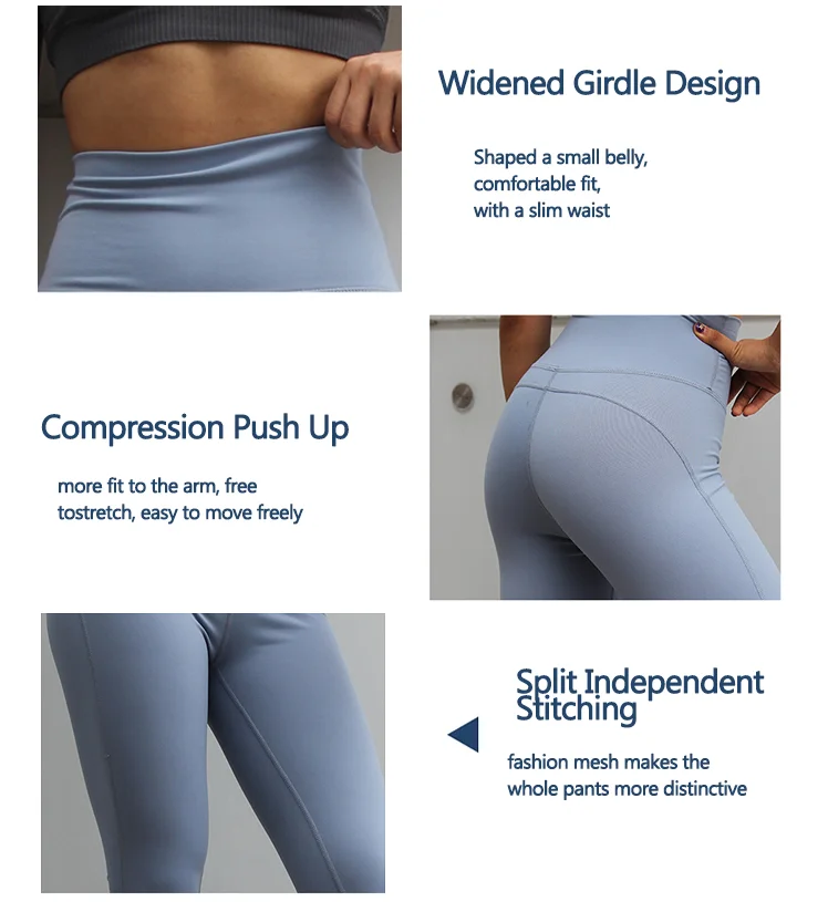 
2019 Custom Design High Waisted Workout Sports Tights Fitness Yoga Wear Leggings Yoga Pants for women athletic apparel 