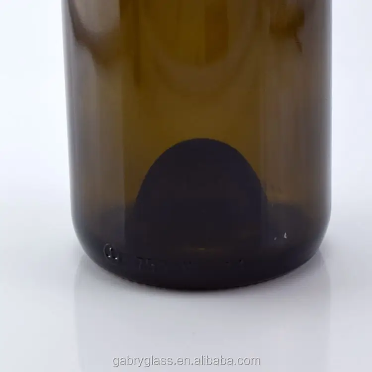 Black brown 750ml bordeaux redwine glassbottle with screw caps