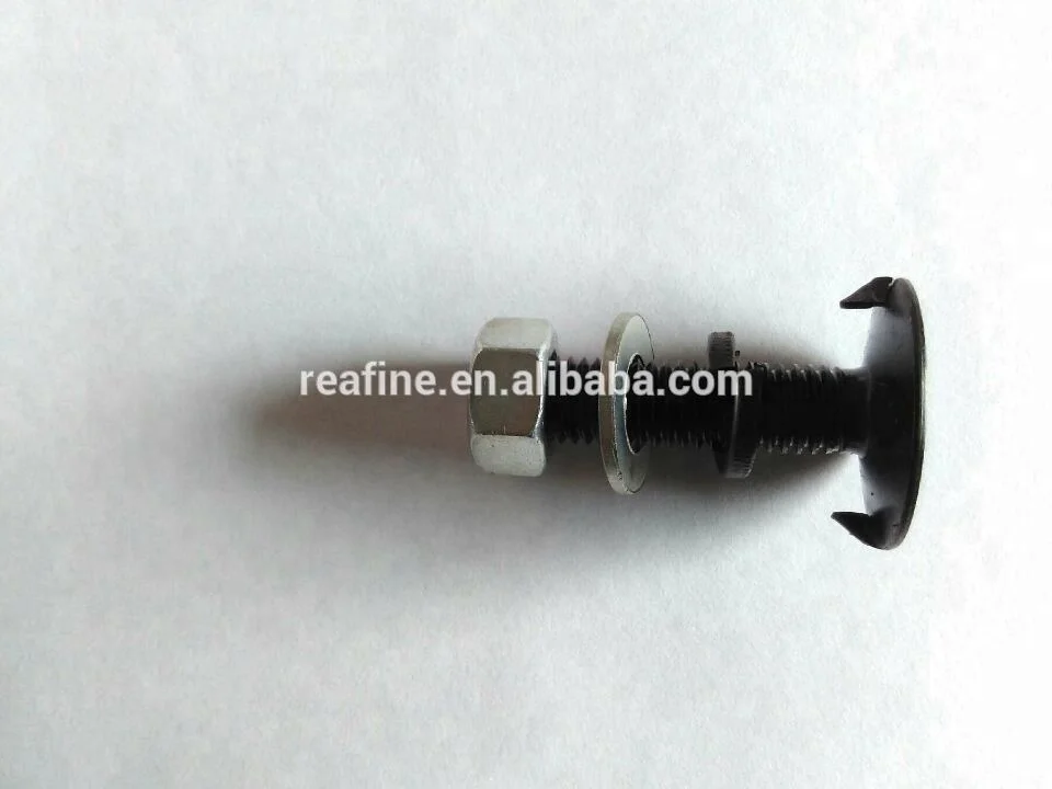 Bucket elevator bolt fang bolt euro bolt material carbon steel zinc plated and stainless steel