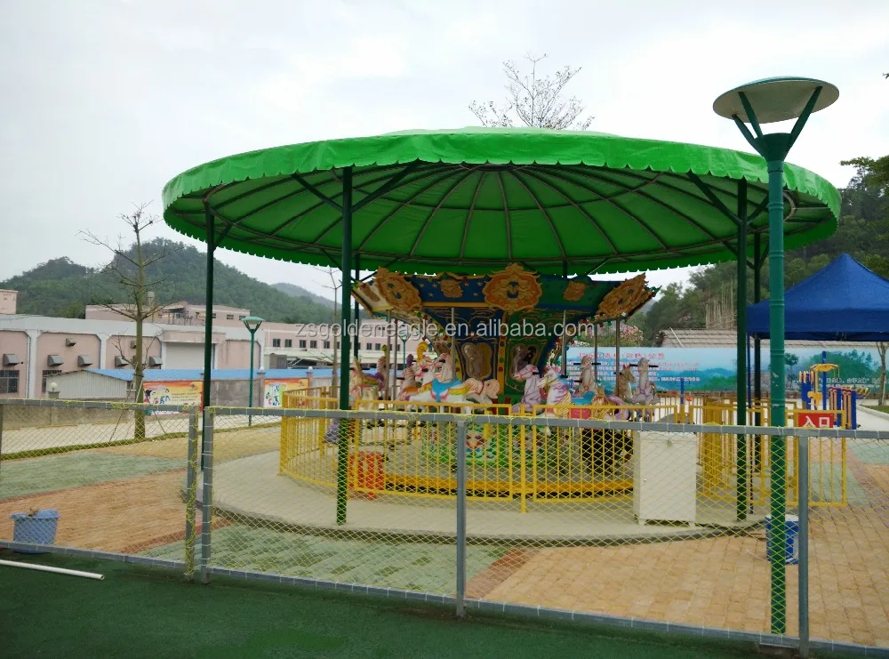 16 seats carousel  Merry go round  carnival rides  fairground attractions