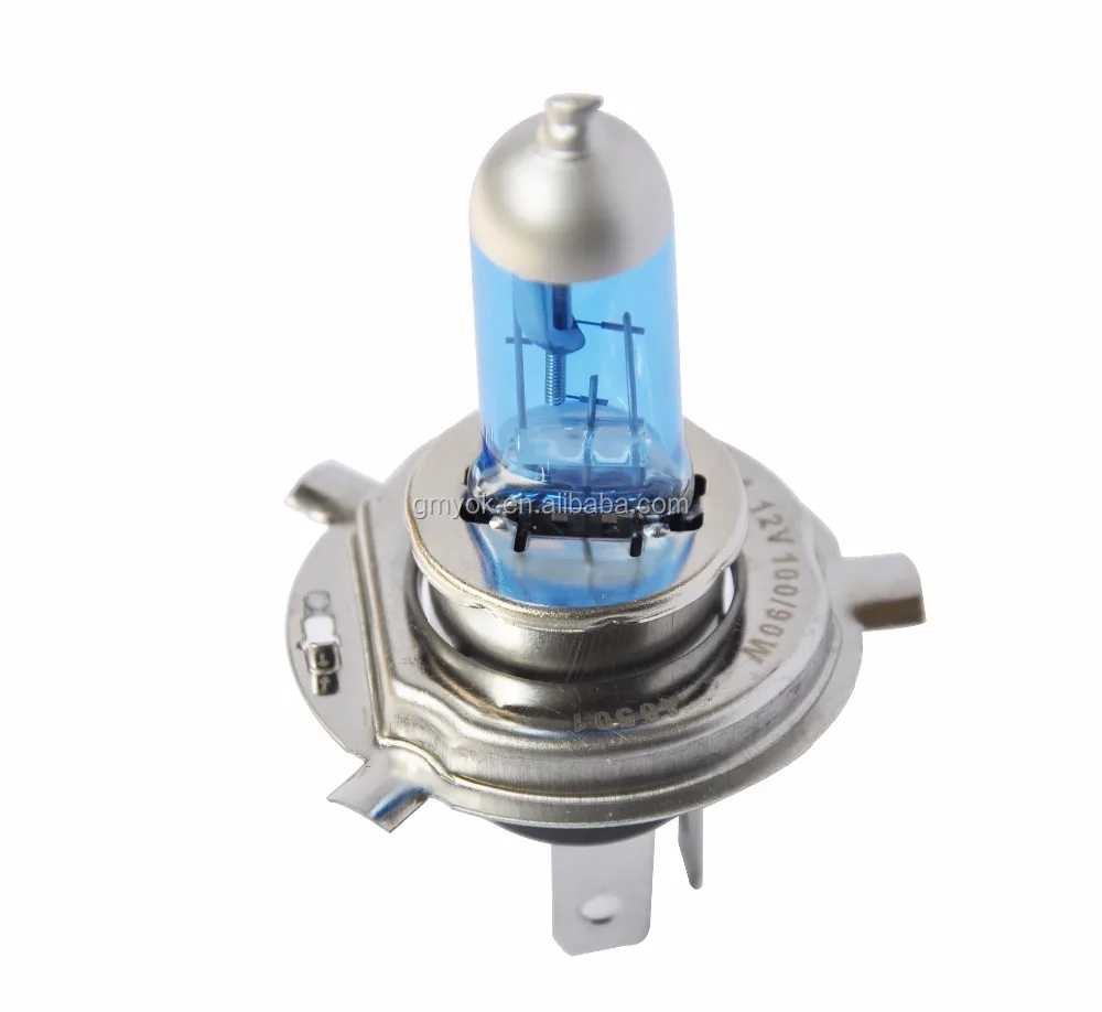 12v 100/90w Light P43t Motorcycle Bulb Transparent H4 Halogen Bulbs