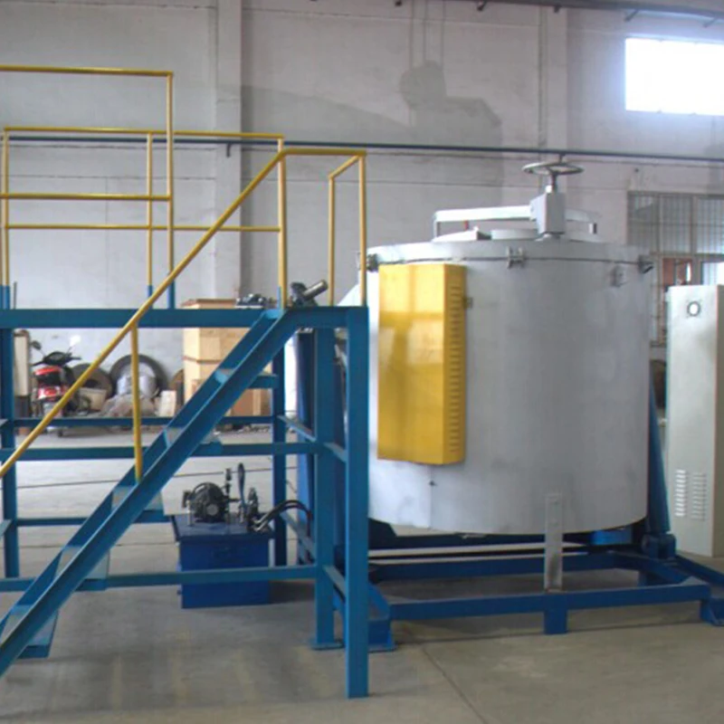 Hydraulic Tilting furnace for melting aluminum melting furnace burner electric aluminum melting furnace