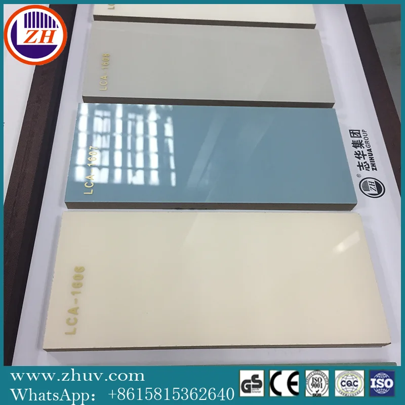 LCA -4 H anti-scratch acrylic sheet on mdf for cabinet