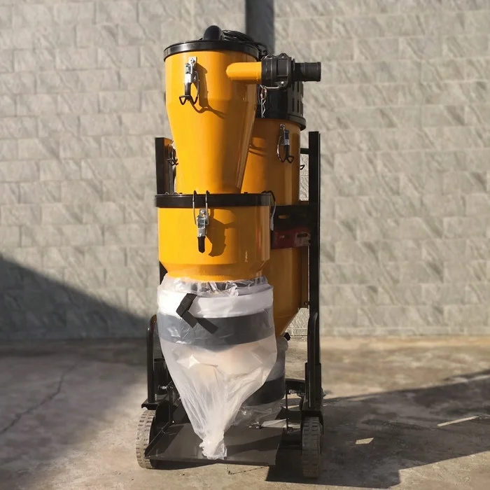 220V Single Phase HEPA Concrete Hand Grinders Dust Extractor