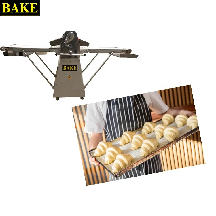 Croissant Making Full Production Line Croissant Line Machine With Sheeter Cutter Roller Oven