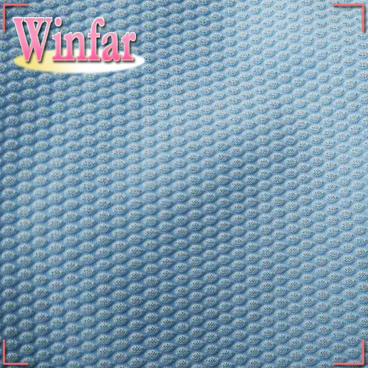 Shaoxing spacer 3D Air Mesh Fabric ready goods 100% Polyester spandex Birdeyes mesh tricot fabric