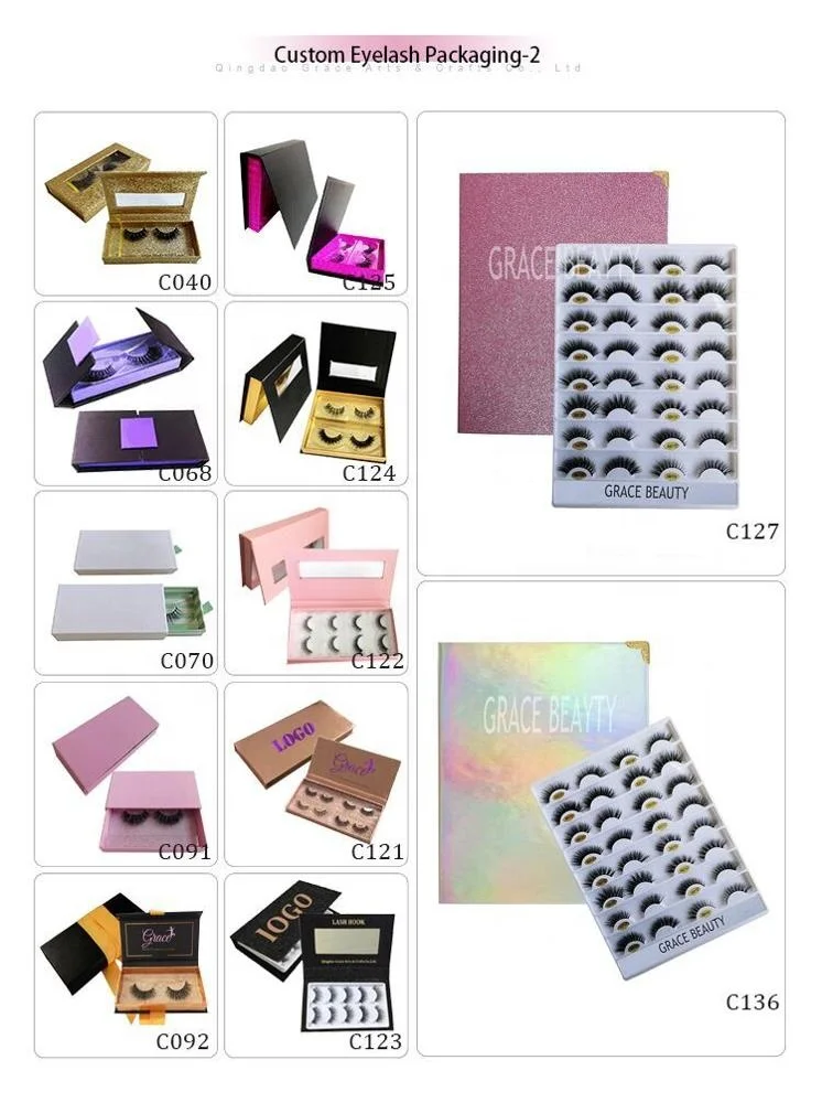 make your own brand custom lash packaging eyelash box private label luxury custom false eyelash sleeve with transparent acrylic case