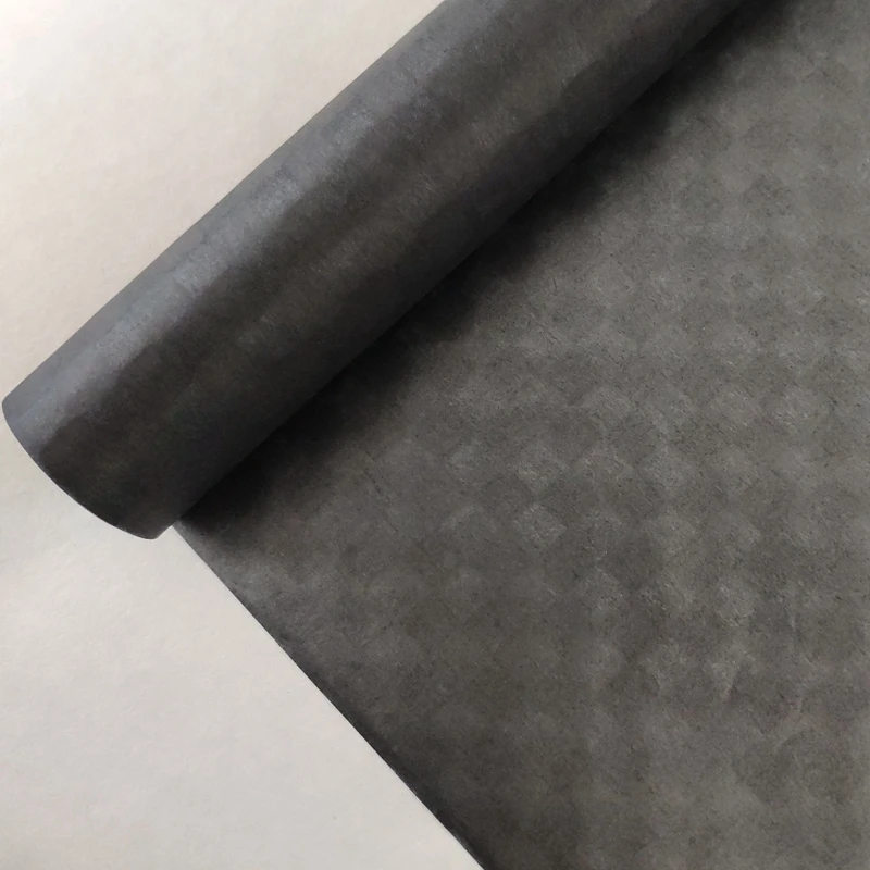 black bopp film laminated water proof eco friendly flower decorative wrapping paper rolls