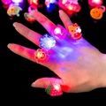 50pcs set ABS The shows props for the Christmas party Light flashing LED ring The shows