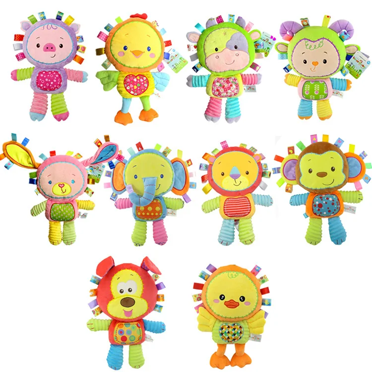 H018C Elephant Newborn baby Plush Comfortable toy