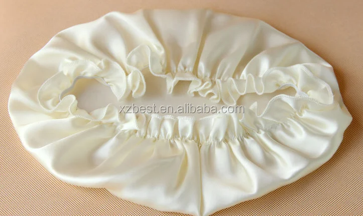 100% pure silk charmeuse sleep hats ,colourful sleep hats