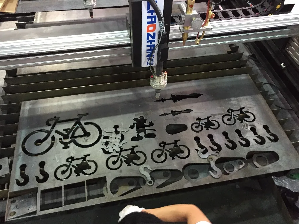 good working cnc plasma cutter for metal cutting machinery with optional generator