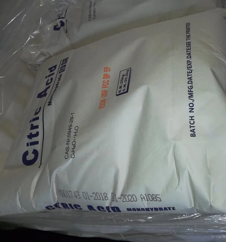 Hot sell Citric Acid Anhydrous/ Monohydrate BP98