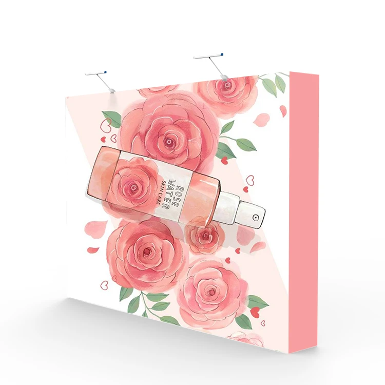 Fabric pop up stand exhibition wall display trade show banner backdrop stand