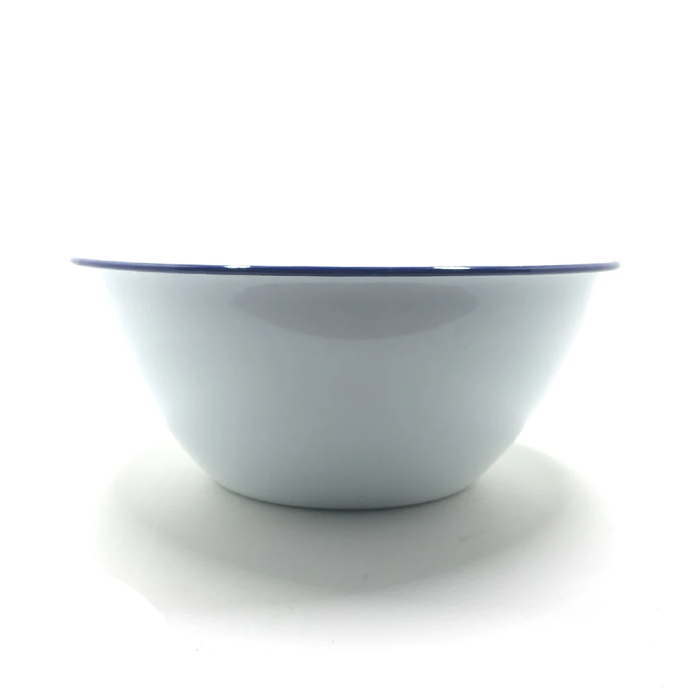 Factory direct logo customized enamel bowl