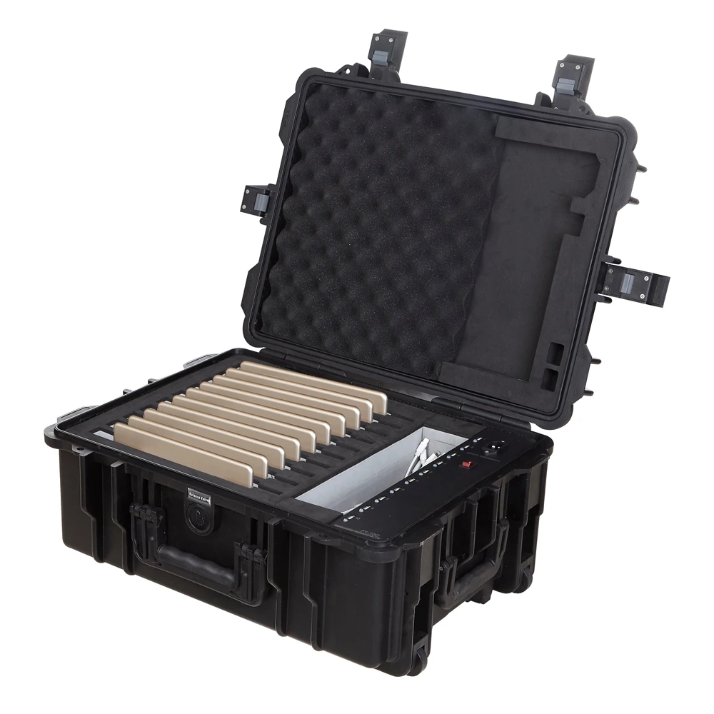 
F1-10C Suitcase with USB Charging Station for Multi USB Tablet Devices 
