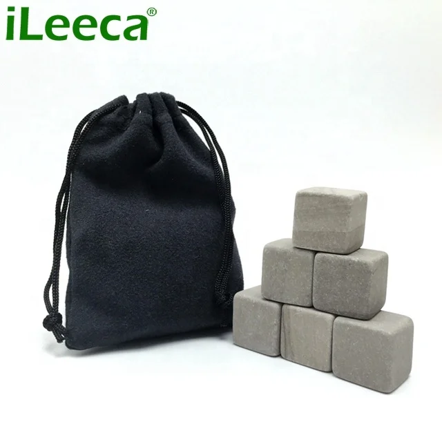 PhilMat 6pcs acier inoxydable roches glacier pierres cube de whisky