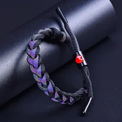 Handmade Adjustable Woven Friendship Bracelet Shoelace Naruto Bracelet for Couple