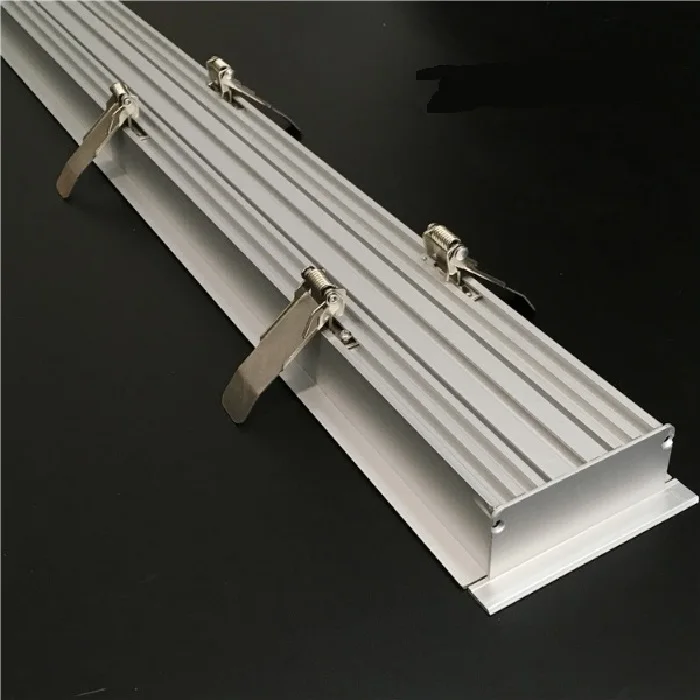 Manufacturer Price 40W Indoor Lighting Aluminum Profile Seamless Linkable Ceiling Recessed Led Linear Light