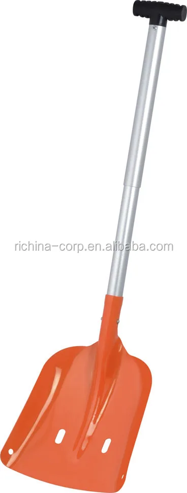 Portable Camping Sport Utility Aluminum Car Snow Shovel with Telescopic Handle