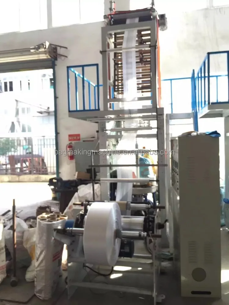 Shopping bag PE high & Low-pressure Blowing PE Plastic Film Extrusion Machine Line