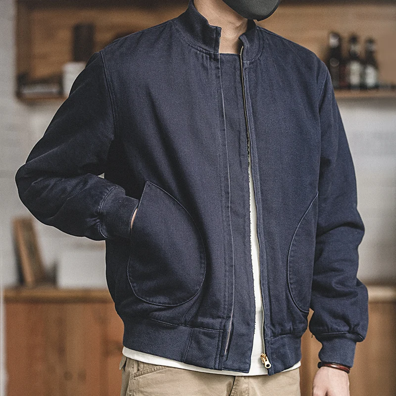 US N-1 NAVY deck jacket, sherpa lining bomber jacket