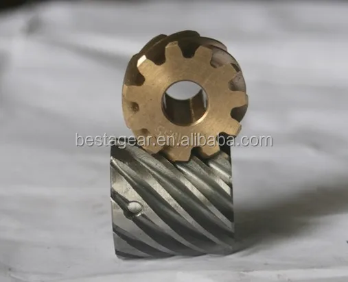 Light weight white machined tooth gears plastic gear Nylon helical bevel gear