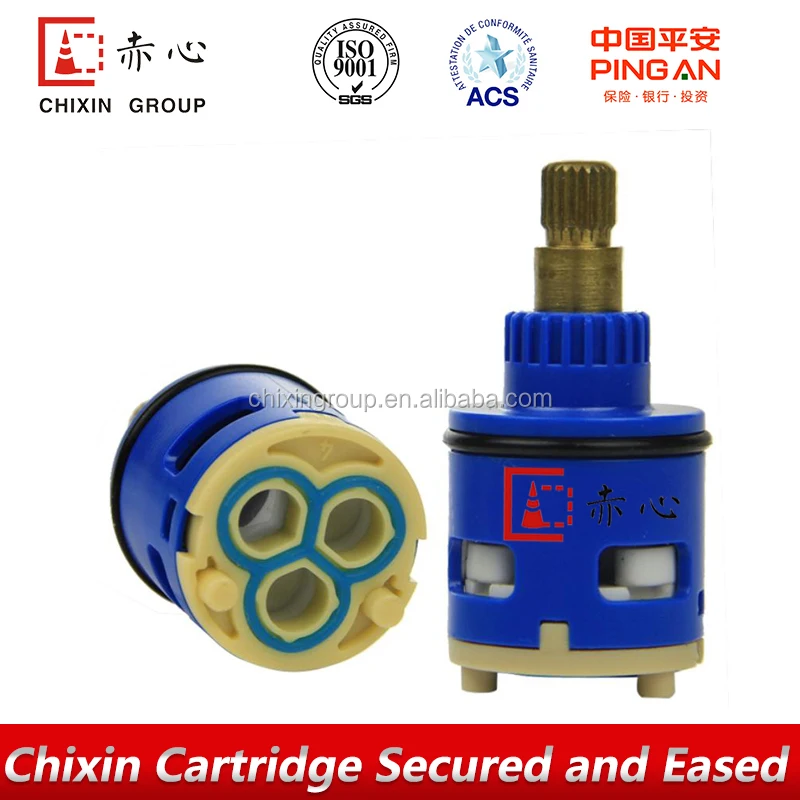 Faucet ceramic cartridge 4 way diverter for shower / faucet