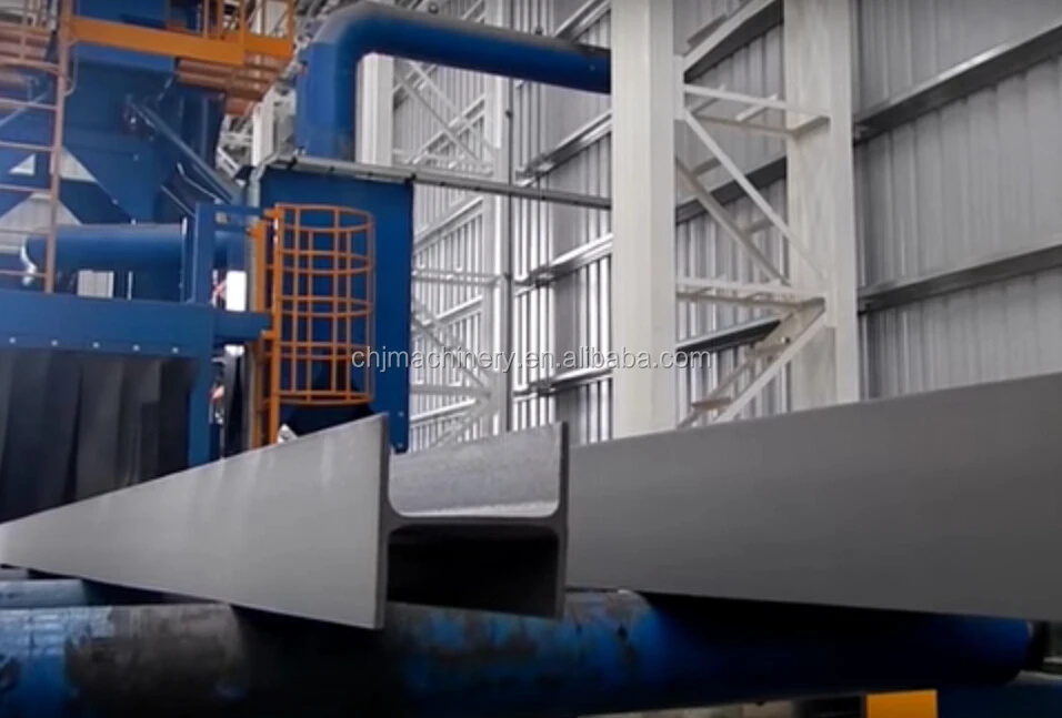 Steel profiles roller Type Shot Blasting Machine