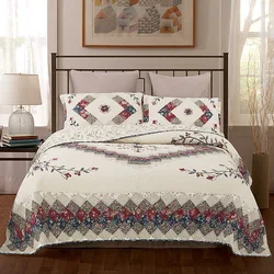 Indian quilted bedspread, animal printing bedspread for sale