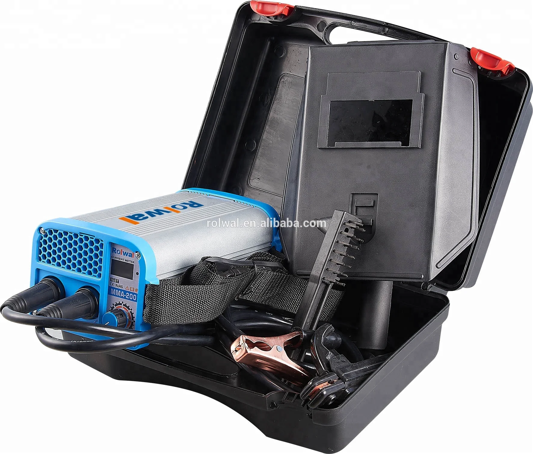Rolwal Small Portable Mini IGBT Soldadora Inverter Stick MMA Arc Welding Inverter Machine Price List 140 amp 160 amp Arc Welders