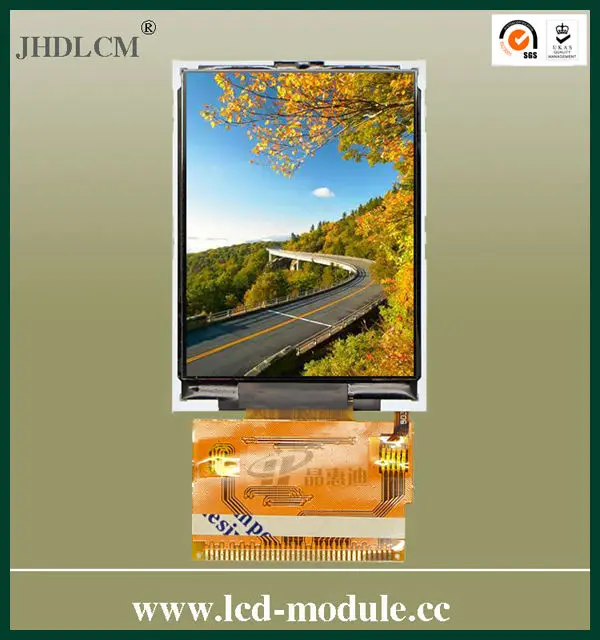 The factory produced TFT LCD display module with LED driver JHD-TFT2.8-52A