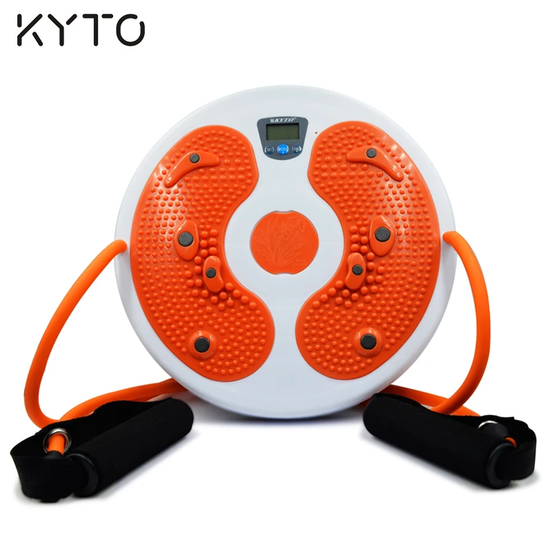Digital count and calorie twister trimmer with elastic band KYTO2238