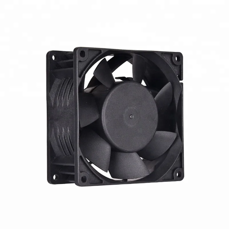 high performance axial flow dc 12V 24V 80x80x25mm industrial radiator and cooling fan