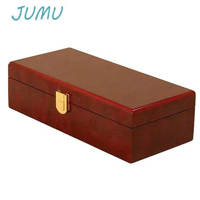 cherry wood microphone wooden box