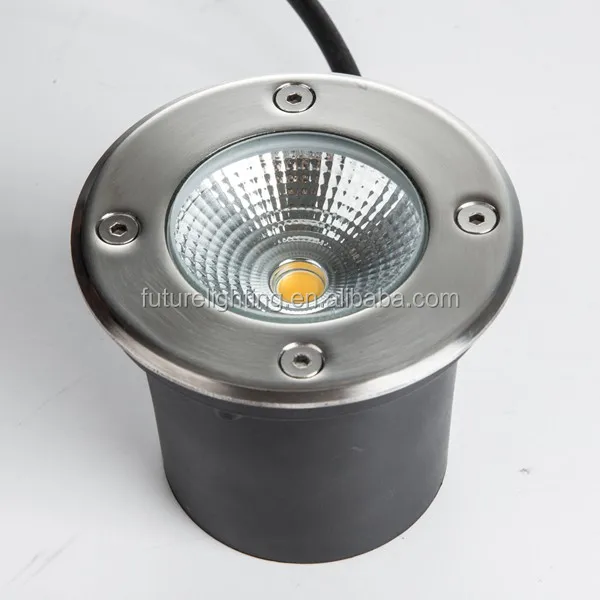 
Outdoor high power 5w COB color changing 12v 100-240v dimmable recessed led ground light 