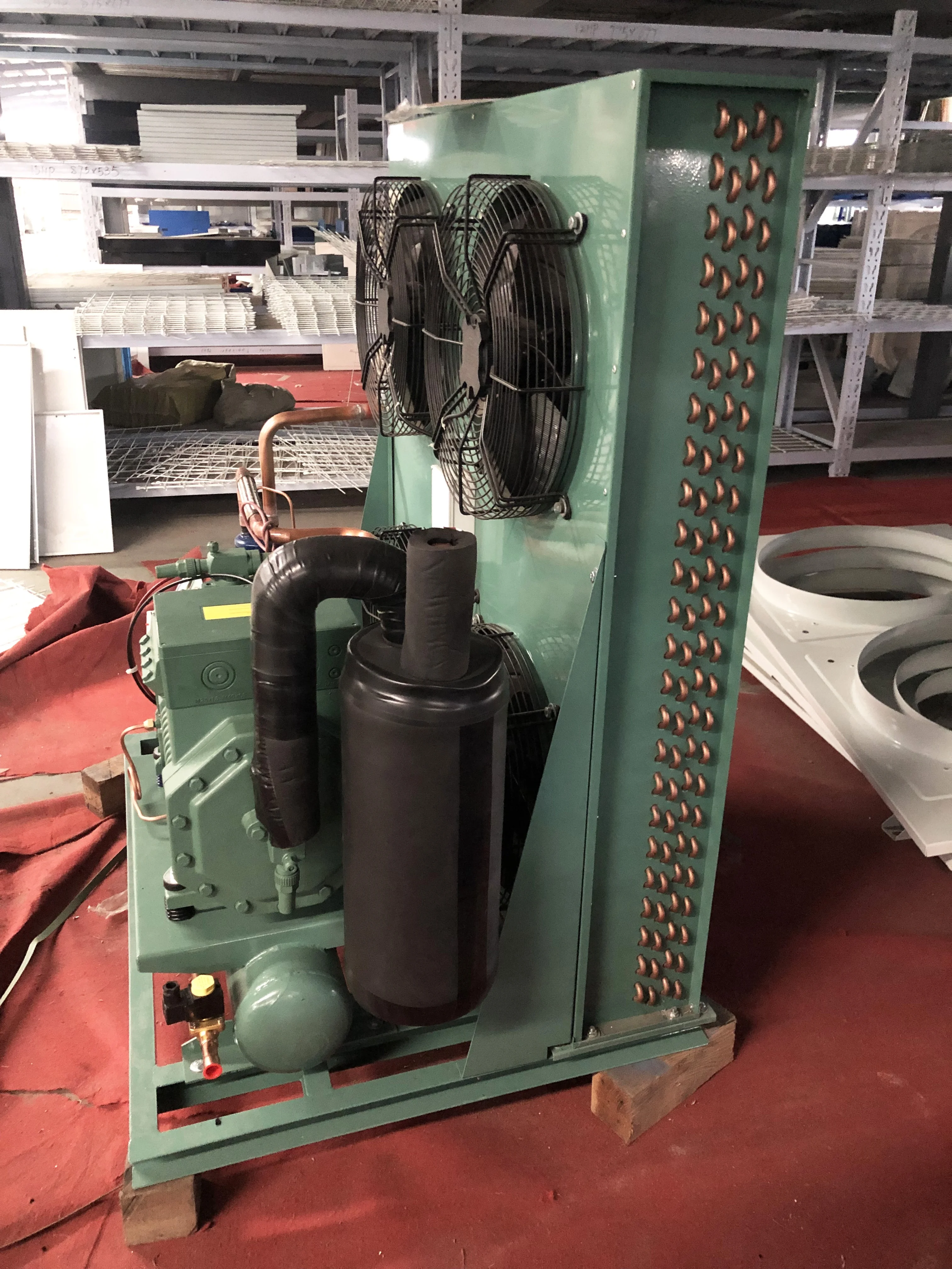 
Bitzer compressor, refrigeration compressor condenser unit for ice cream room 