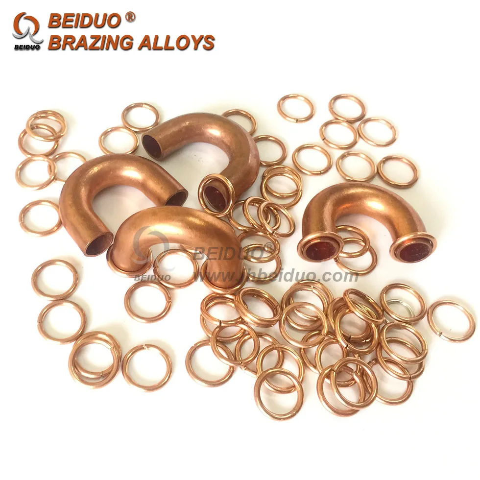 Phos copper Brazing Rings Welding ring BCuP-2 brazing filler