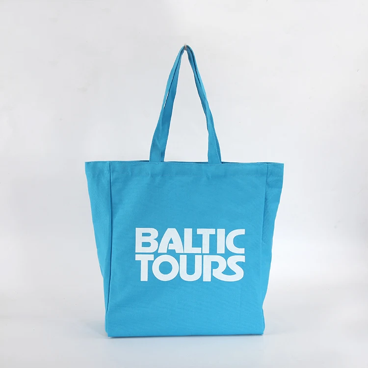 wholesale white thick cotton tote bag for promotion