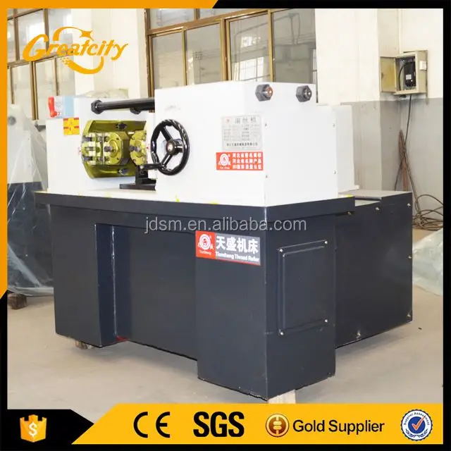 Most effective steel bar 2 roller hydraulic thread rolling machine