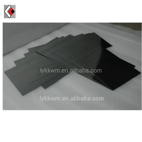 Polished molybdenum hard plate