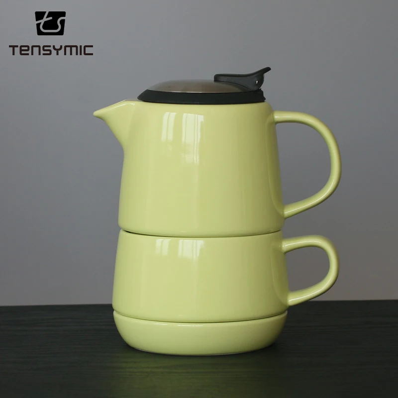 New arrival chinese ceramic teapot with Stainless steel filter