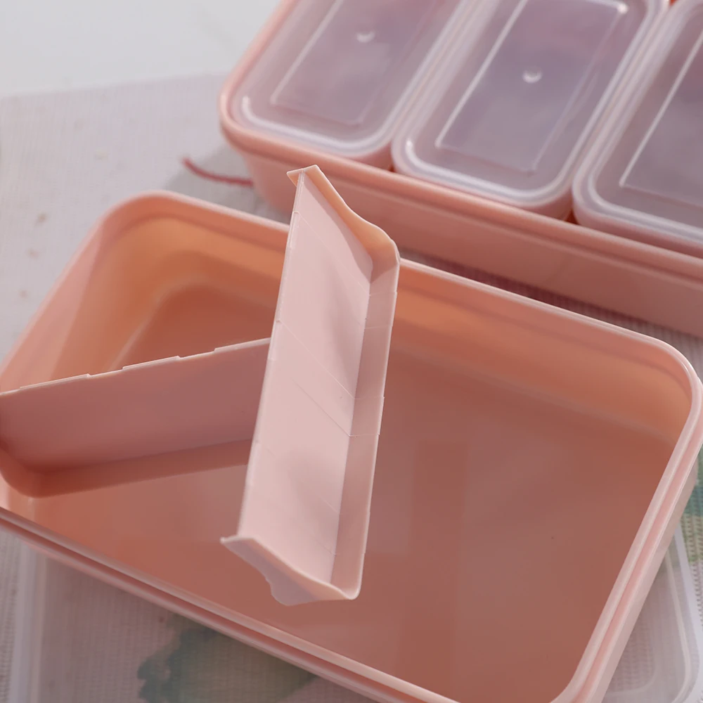 Japanese office portable pp lunchbox set for adults