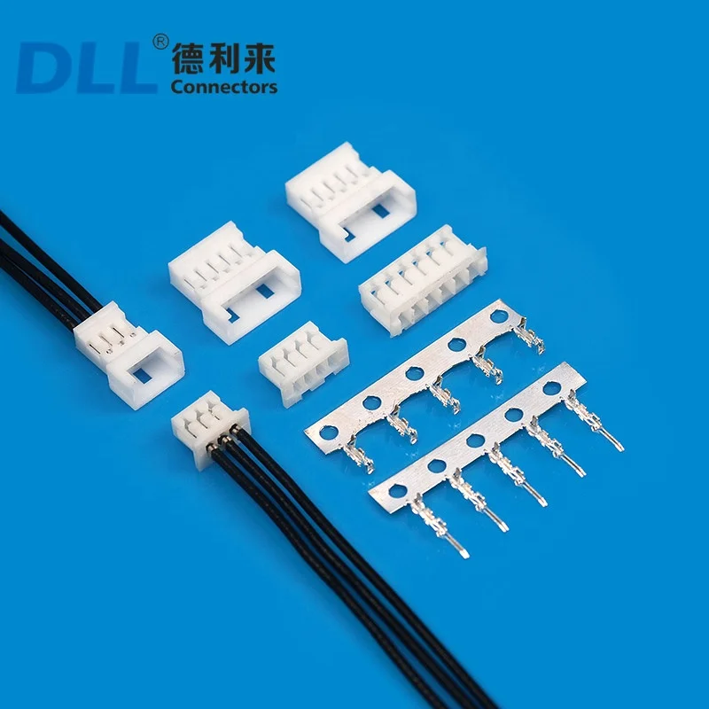 MH1.25 Series JST Molex equivalent 1.25mm pitch PCB connector